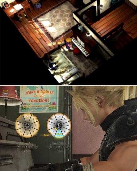 《最终幻想7：重生》与原版画面新对比图：细节更精致
