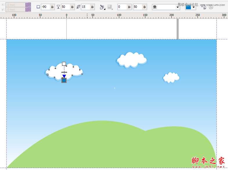 CorelDraw制作可爱简单的卡通桌面教程