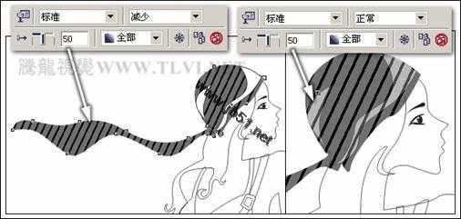 CorelDraw(CDR)设计制作矢量时尚少女实例教程