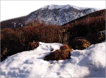 Photoshop合成梦幻唯美的雪山上白色天使