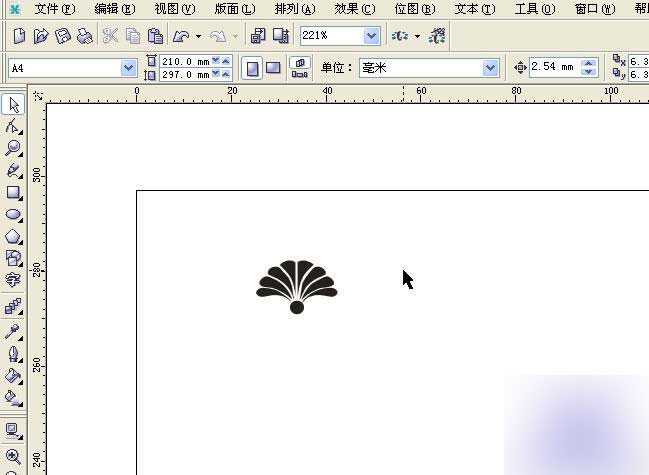 CorelDRAW简单绘制漂亮的花纹边框技巧介绍