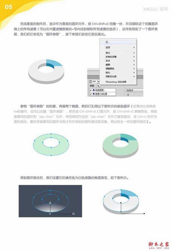 Fireworks绘画可调的三维饼图的方法