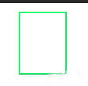 用Photoshop绘制一个绿色的方框