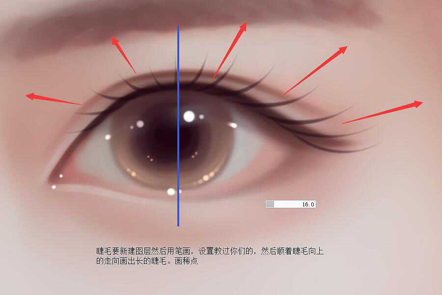 ps怎么将照片中的眼睛转换成逼真的手绘眼睛?