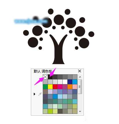 cdrX8怎么快速绘制小树图标? cdr绘制树的教程