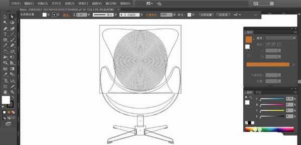 ai怎么绘制椅子图形? ai画椅子矢量图的教程